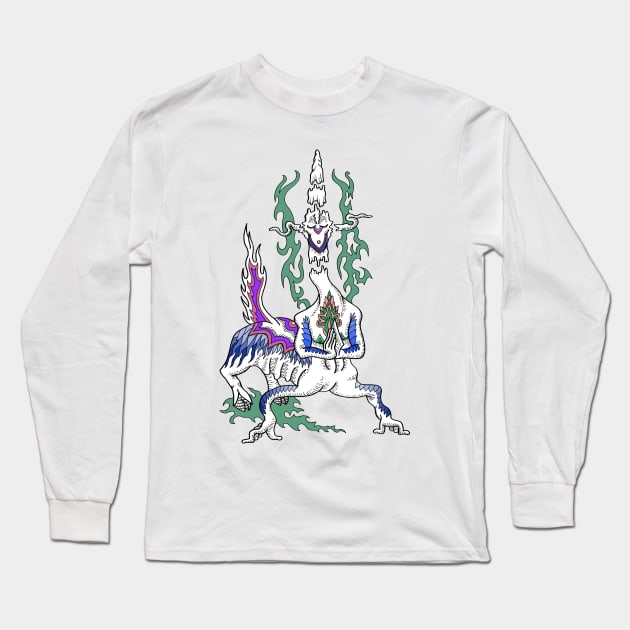 Otherworldly Character Long Sleeve T-Shirt by Laz